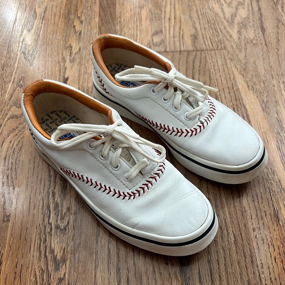 Keds Shoes Keds Leather Baseball Shoes 65 Poshmark